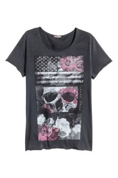 H&M T-shirt z nadrukiem rozm. S