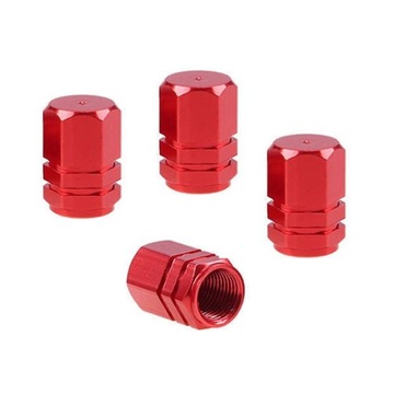 КРАСНЫЕ КРЫШКИ КЛАПАНОВ, 4 АЛЮМИНИЕВЫЕ ДЕТАЛИ