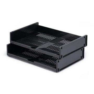 Полка для документов Органайзер А4 черная Durable x8