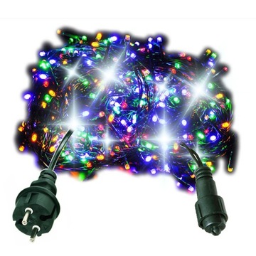 РОЖДЕСТВЕНСКИЕ ОГНИ 1000 СВЕТОДИОДНЫХ НАРУЖНЫХ ФИКСИРОВАННЫХ ВСПЫШОК, ТОЛЩИЙ КАБЕЛЬ, МУЛЬТИ-ШТОРА