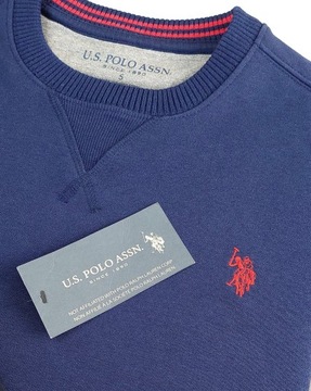 Bluza męska Bez kaptura Bluza męska sportowa Granatowa US Polo Assn r. 3XL