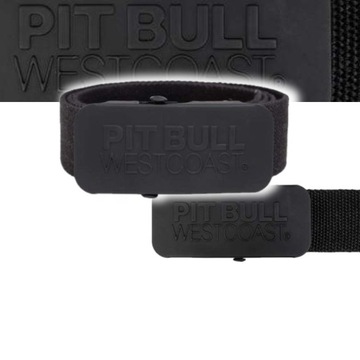 PITBULL WEST COAST MĘSKI PASEK PARCIANY TNT CZARNY REGULACJA