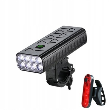 LAMPKA ROWEROWA X8 T6 LED na USB TYLNA