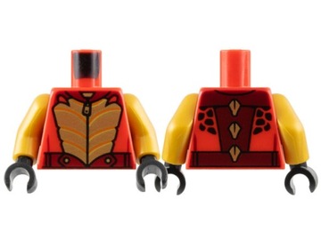LEGO TORS Kurtka Wyścigowa 973pb5096c01 Czerwona