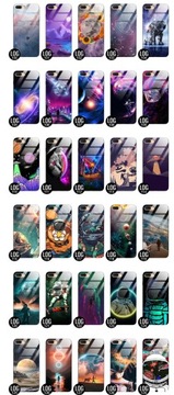 СТЕКЛЯННЫЙ чехол для IPHONE 7/8 PLUS Kosmos Space Patterns