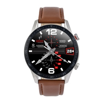 Smartwatch Watchmark Outdoor WL13 brązowy ROZMOWY PULS CIŚNIENIE EKG SEN