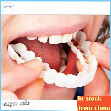 Fake Teeth Smiling Veneers Dentures Cosmetic False