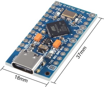 Модуль PRO Micro ATmega32U4, совместимый с Arduino Leonardo USB-C