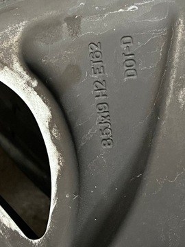 4× DISK HLINÍK MERCEDES-BENZ OE GL W166 8.5" X 19" 5X112 ET 62