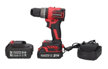 КОМПЛЕКТ: ударный гайковерт + ударная дрель + аккумулятор 4 Ач + 2 Ач + зарядное устройство