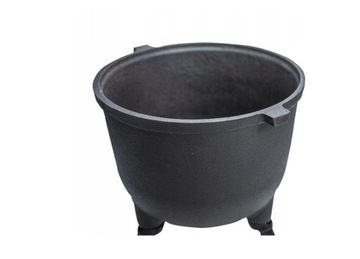 Чугунный охотничий казан, 5 л.