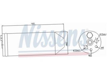 NISSENS 95070 SUŠIČ KLIMATIZACE