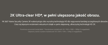 ИНТЕЛЛЕКТУАЛЬНАЯ КАМЕРА XIAOMI WIFI УМНАЯ КАМЕРА 2K 360 MI ДОМАШНЯЯ БЕЗОПАСНОСТЬ IP USB