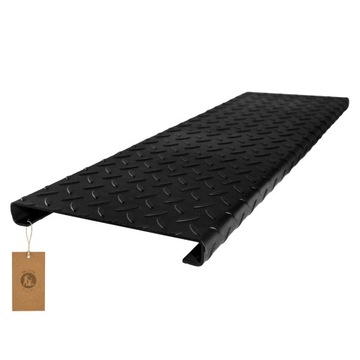 Schody metalowe Stopnie stopnice trepy stalowe z blachy ryflowanej 60x24 cm