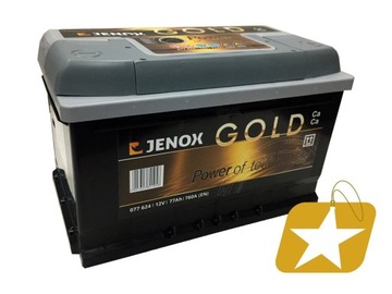 JENOX GOLD AKUMULATOR 77AH 760A P+