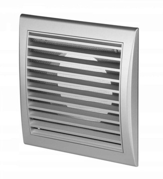 Kratka wentylacyjna Awenta 140x140mm srebrna satyna TUS TL9 fi100
