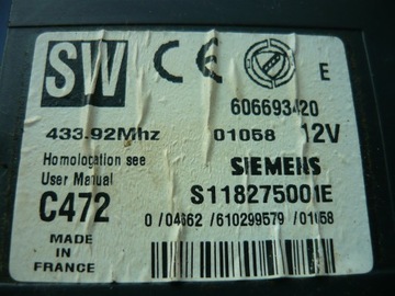 ŘÍZENÍ MODUL CENTRÁLNÍHO ZÁMKU ALFA 156 1,8 TS