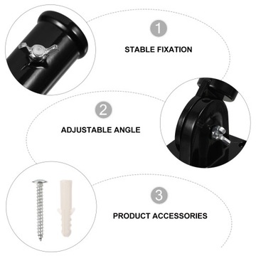 Держатель флагштока с боковым креплением Флаг крепится на стену