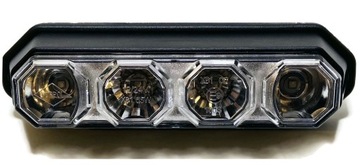 СИГНАЛЬНАЯ ЛАМПА 3 СВЕТОДИОДНЫХ СТРОБЕСКОПА МИНИ-СИНЯЯ