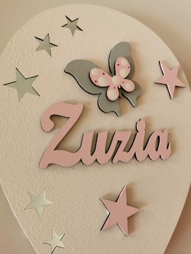 Lampka nocna led balon imię dziecka GRATISY 3D