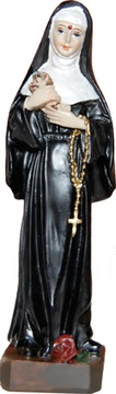 Figurka Św. Rity ŚWIĘTA RITA PATRONKA 12cm H088-12
