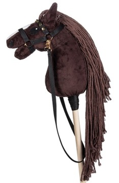 HOBBY HORSE лошадь на палке А4 + ПОВОДА золото серебро изделие ПЛ