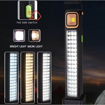 СОЛНЕЧНАЯ ЛАМПА USB ДЛЯ ДОМАШНЕГО КЕМПИНГА АВТОМОБИЛЯ 48 LED COB