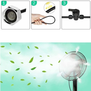 Комплект для электрического вентилятора охлаждения и системы увлажнения воздуха