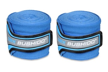 БИНДЖИ БОКСЕРСКИЕ ЭЛАСТИЧНЫЕ, БИНТЫ 4М СИНИЕ