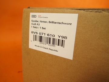 Audi A3 8V Sedan Dokładki Boczne Zderzaka TYŁ NOWE ORYGINAŁ 8v5071610