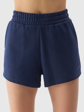 KRÓTKIE SPODENKI DAMSKIE 4F DRESOWE SPORT CASUAL BAWEŁNA WIOSENNE SS24F286