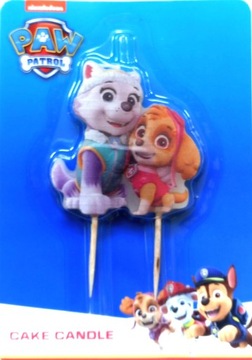 Свеча для торта на день рождения Paw Patrol Skye 2D
