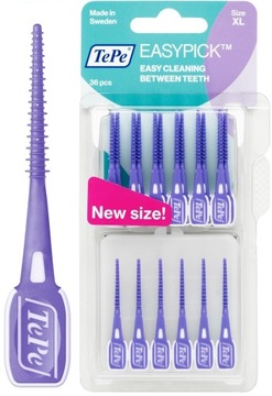 TEPE EASY PICK XL FIOLETOWE WYKAŁACZKI 36 SZT