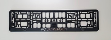 RAMKA POD TABLICĘ REJESTRACYJNĄ 3D VOLKSWAGEN