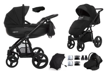 BabyActive Mommy wózek dziecięcy 3w1 BLACK MAGIC