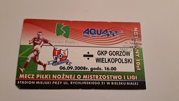 PODBESKIDZIE BIELSKO BIAŁA - GKP STILON GORZÓW WIELKOPOLSKI 06-09-2008