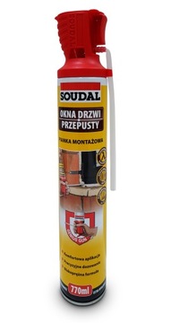 Soudal GENIUS GUN pianka montażowa 770ml