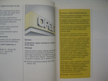 OPEL ASTRA II Руководство пользователя на польском языке OPEL ASTRA G оригинальная книга GM