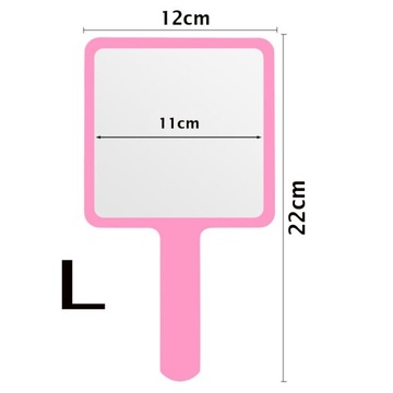 Зеркало для макияжа SQUARE WHITE