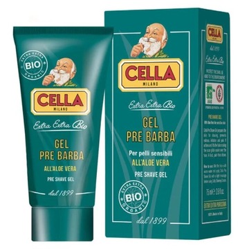 Cella Milano Pre Shave Gel Bio Aloe żel przed goleniem 75ml