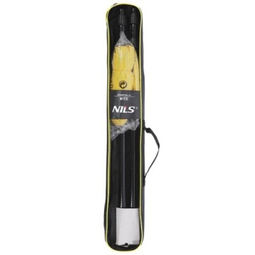 Бадминтонная сетка телескопические стойки с крышкой 6 м Nils NT310