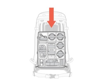 F-STOP Pro Маленькая вставка в рюкзак черного цвета