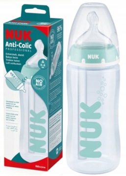 NUK BUTELKA ANTI-COLIC PROFESSIONAL Z CZUJNIKIEM TEMPERATURY 300ml