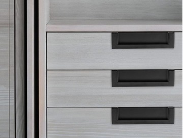 UCHWYT MEBLOWY WPUSZCZANY CZARNY 96MM