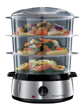 Parowar Russell Hobbs silver 9 l srebrny 800 W