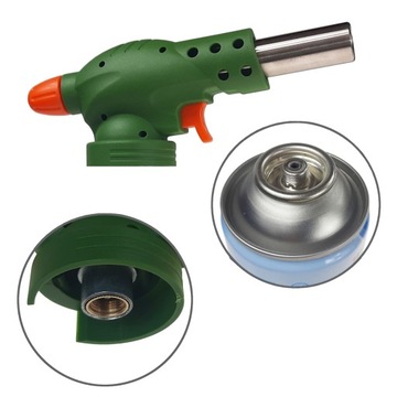 Горелка навинчивается на патрон с резьбой 7/16 с пьезоэлектрическим элементом.