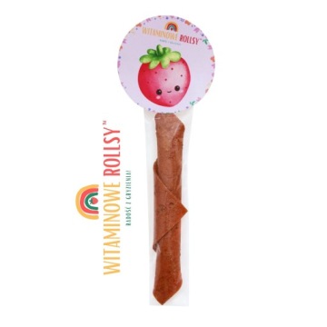 NATURALNIE ZDROWI ROLLS фруктове полуничне тренування жування для дітей 8 г