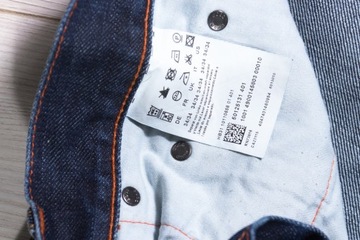 HUGO BOSS ORANGE REGULAR FIT SPODNIE JEANSY 34/34