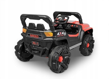 ЭЛЕКТРОМОБИЛЬ GRAND JEEP RS-1 PILOT, КРАСНЫЙ