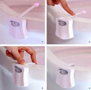 Подсветка унитаза, лампа датчика сумерек